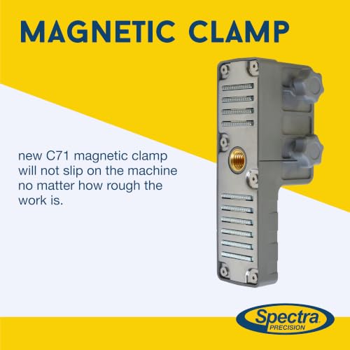 Image of Spectra Precision CR700 Combination Laser Receiver with C70 Rod Clamp, C71 Magnetic Mount, Alkaline Batteries, Patented Reception Technology