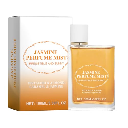 Perfume De Jazmín Para Mujeres, Fragancia Soleado De Jazmín De 100 Ml, Elegante Perfume Del Cuello, Romántico, Frescura Duradera, Para Novia, Esposa, Ropa Diaria