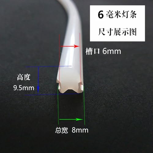 Tira de silicona LED neón flexible verde 5 metros miniatura 4