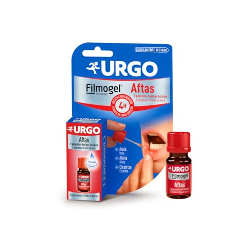 Urgo - Aftas Filmogel - Tratamiento Líquido de llagas y pequeñas heridas bucales - Frasco de 6 ml