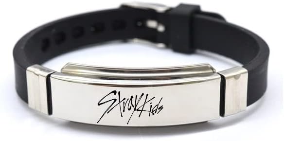 Miniatura 2 de SKZ - Juego de 3 piezas de regalo de joyería Stray K-I-D-S SKZ, collar y pulsera para fanáticos
