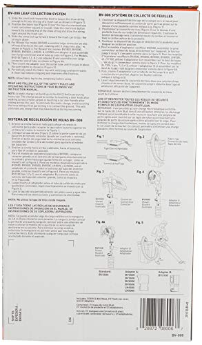 BLACK+ DECKER Leaf Blower Hose Attachment for Corded Leaf Blowers, Attachment Only, 8ft (BV-006) - Image 3
