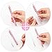 GORGECRAFT 4PCS Precision Pin Pen Set Craft Vinyl Weeding Tools Retractable Air Pin Pen Wrap Installation Kit with Refill for Bubble Removal on The Film（Pink）