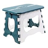 Luxshiny 1Stück Faltbarer Hocker für Angler und Outdoor Aktivitäten Tragbarer Plastikstuhl Nordic für Camping Küche Garten und