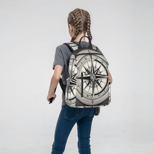 Mochila Ligera con Estampado de Navegación para Camping y Viajes miniatura 7