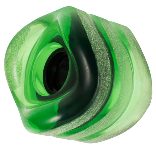 BESPORTBLE Curved Skateboard Wheel High Elasticity PU Design for for Cruising Carving Dancing Stylish Transparent for All Riding Styles