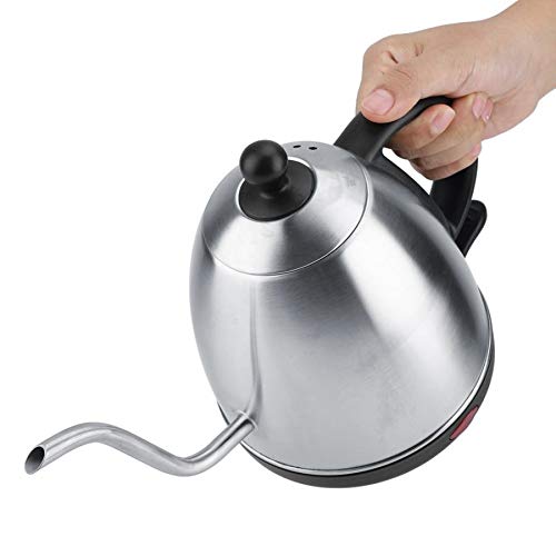 Tetera eléctrica con cuello de cisne 1L acero inoxidable miniatura 3