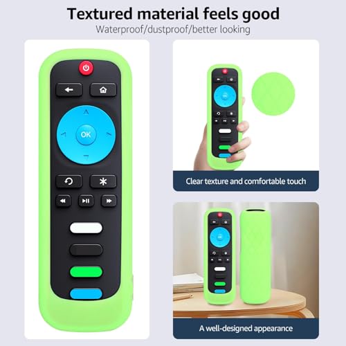 Coque silicone TCL Roku TV RC280 antichoc et phosphorescente pour télécommande