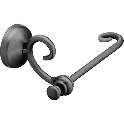 Moen DN4908BK Sienna Toilet Paper Holder, Matte Black Moen DN4908BK Sienna Toilet Paper Holder, Matte Black