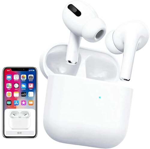 Ear Buds Wireless Earbuds AirBuds Pods Bluetooth Headphones with Noise Reduction,in-Ear Ear Buds Sport Earphones IPX7 Waterproof Auto Pairing Fast Charging HD Mic Headsets,for Android/IOS/Air PodS