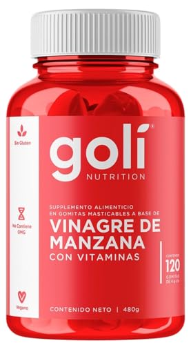 Goli Gomitas de Vinagre de Manzana 120 piezas