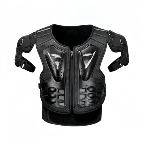 大人用オートバイプロテクターセット | EVAライニング&PEシェル・高密度フォーム構造 | 胸部プロテクター38×56cm/膝パッド44cm/肘パッド31cm | 通気性設計・着用簡単 | モトクロス/マウンテンバイク/スケート/スキー向け (胸部プロテ