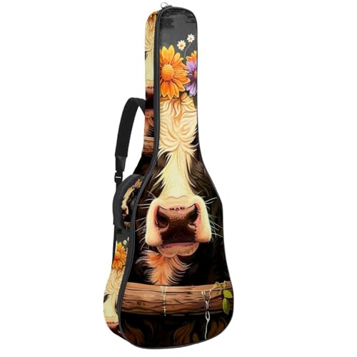 Sac de guitare acoustique à bretelles pour protéger et ranger facilement votre instrument 104 cm