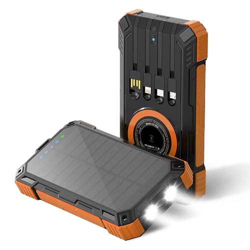 Solar Charger Power Bank 48000mAh: Wireless Charger with USB C in/Output Fast Charging Battery Pack Phone Charger for Mobile Phone Solar Charger Power Bank 48000mAh: Wireless Charger with USB C in/Output Fast Charging Battery Pack Phone Charger for Mobile Phone