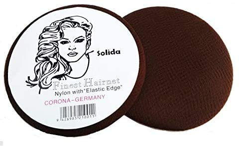144pcs Nylon Hairnet with Elastic Edge Mesh Hair Accessories (COFFEE BROWN)