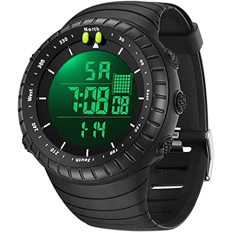 findtime Mens Digital Watch Military Waterproof Large Dial Alarm Stopwatch Sports Running Watch Outdoor Electronic Tactical Watches for Men Cover