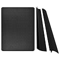 Silicone Stove Gap Covers (2 Pack) and Stove Top Cover for Electric Stove (Black 28 x 20 Inch), Bundle
