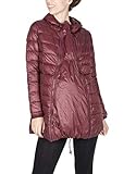 Modern Eternity Maternity Jacket 3 in 1 Technology Down Filled (Small, Burgundy)