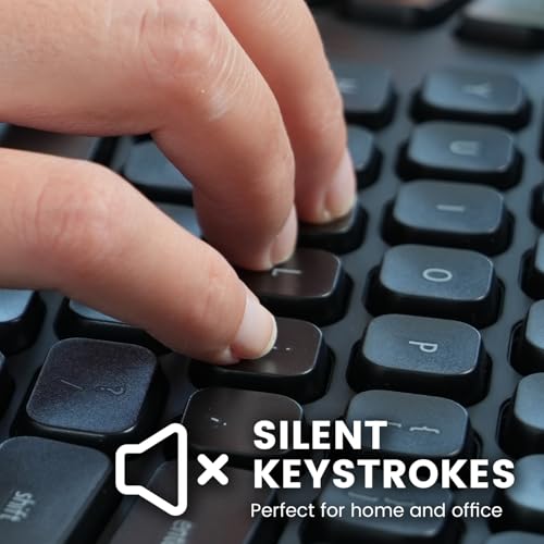 Clavier Ergonomique Filaire Perixx PERIBOARD-536B Saisie Silencieuse Noir - 6