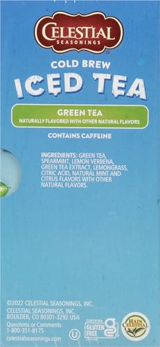 Image of Celestial Seasonings Cold Brew Green Iced Tea 18 Count