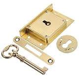 Serrure pour meubles – fabriquée en laiton sélectionné, avec une structure stable, une grande résistance, une bonne ténacité, une dureté élevée, serrure de sécurité pour meubles