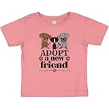 inktastic Rescue Pet Animal Adopt a New Friend Baby T-Shirt 24 Months Mauve 44f96