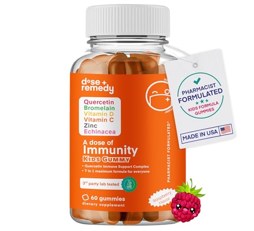 A Dose of Immunity Kids Quercetin with Vitamin C, Zinc,