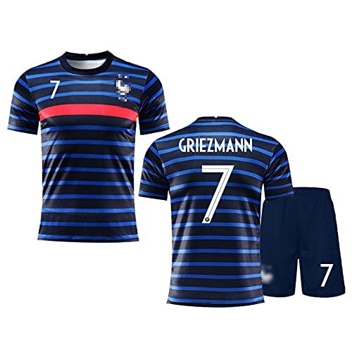 Suxman Enfant Gar?on Football Maillot Ensemble de T-Shirt et Short Maillot de Football Chaussette Cadeaux pour la Famille et Les Amis Cover