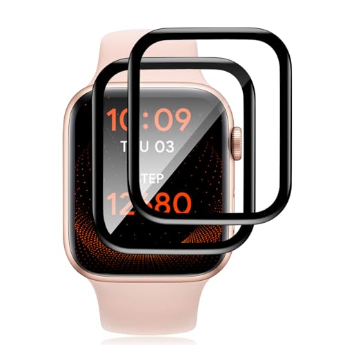 VideoSecu Verre Trempé pour Apple Watch 7/8/9 45mm (2 Pièces) - Protection Écran 3D, 9H Anti-Rayures, Verre de Protection Transparent HD, Protection Vitre...