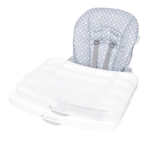 Baby Trend Adapt SpaceSaving Booster High Chair, Elephant Meadow Coral - image 7