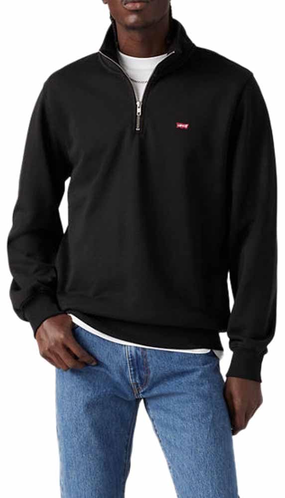 Levi's Oryginalna bluza męska Hm 1/4 Zip, Mineral Black, XL