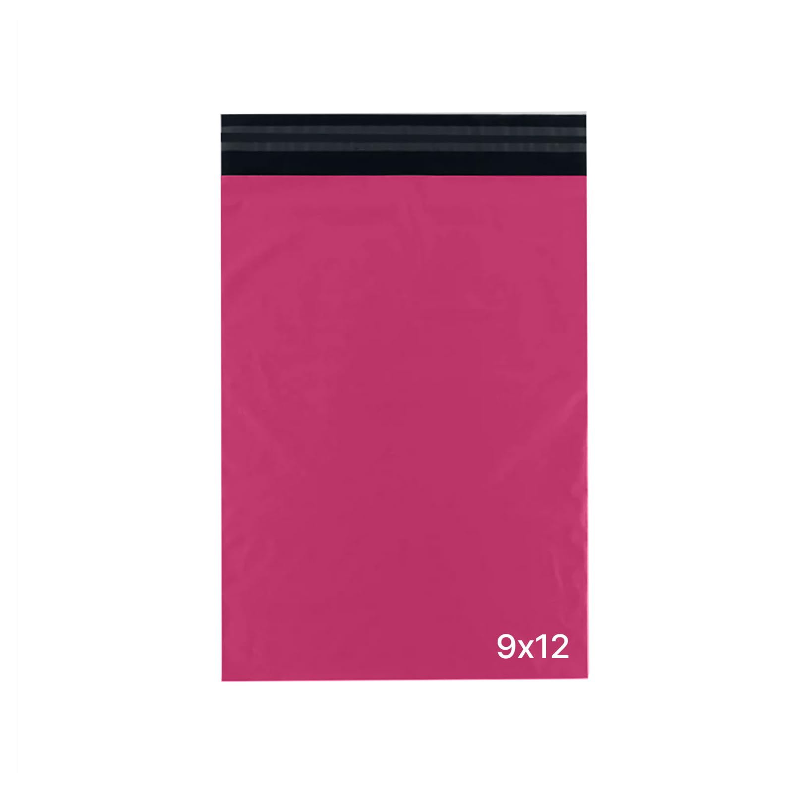 delka Mailing Bags, Durable Pink Poly Mailer Bags, Tear-Resistant Shipping Envelopes for Clothing, Documents, Strong Self-Seal Adhesive, Waterproof & Lightweight (9x12, 50PK)