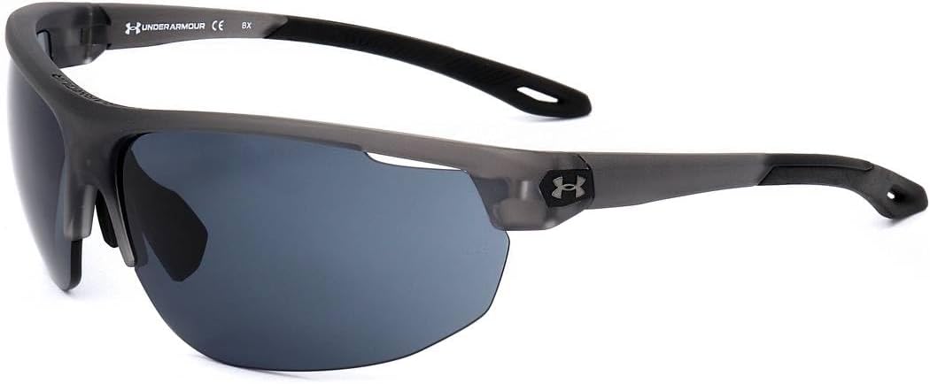 Under Armour Men's UA 0002/G/S Special Shape Sunglasses, Grey/Grey, 71mm, 9mm