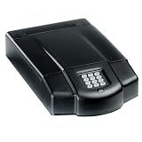 FireKing Safe, Lock Box for Home, Compact Safe for Valuables, Small & Portable, Programmable, Black