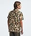 The North Face Boys S/S Amphibious Button Down, L, Utility Brown TNF Cactus Camo Print