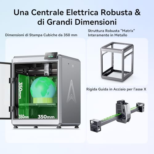 Creality K2 Plus 3D Printer 350 x 350 x 350 mm Building Volume, Supports Multicoloured Printing