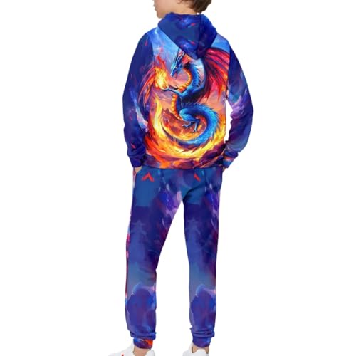 HUIACONG Kids Children Sweat Suit Boys Sweat Set Girls Sweatsuits4