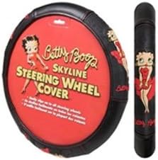 Plasticolor A 7 Piece Betty Boop Gift Set: 2 Lowback Seat Covers, 2 Front Floor Mats, 2 Rear Floor Mats, and 1 Steering Wheel Cover. - Betty Boop
