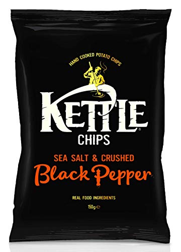 Kettle Crushed Black Pepper, 4er Pack (4 x 150 g) Cover