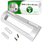 ONIX TECH 2 Stück Kühlschrank Griff Universal Montage 105-160 mm