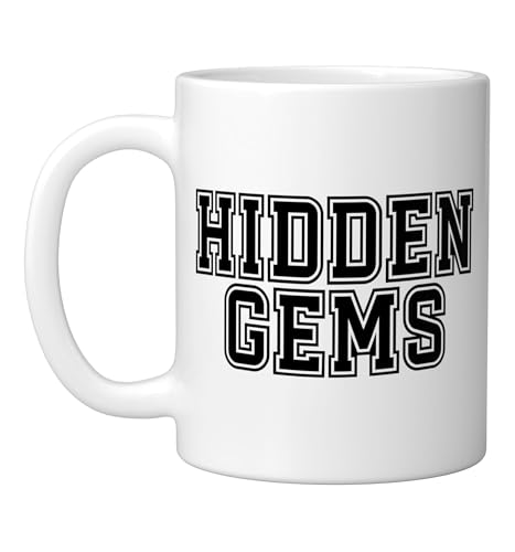 Hidden Gems Ceramic Mug, White