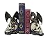Produktbild World of Wonders Dragon Tales Drache sitzt auf einem Totenkopf, dekorative Buchstützen, Bücherregal-Dekorationen für Ihr Heimbüro, Gothic-Dekor und Heimakzente - 20,3 cm
