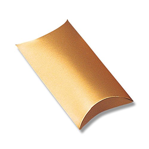 シモジマ ヘイコー 箱 ギフトボックス ピロー型 AX-7 キン 13.5x20x5cm 10枚 006899923