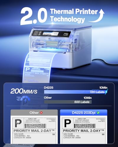 Phomemo Bluetooth Shipping Label Printer 4x6 with Scale - image 6