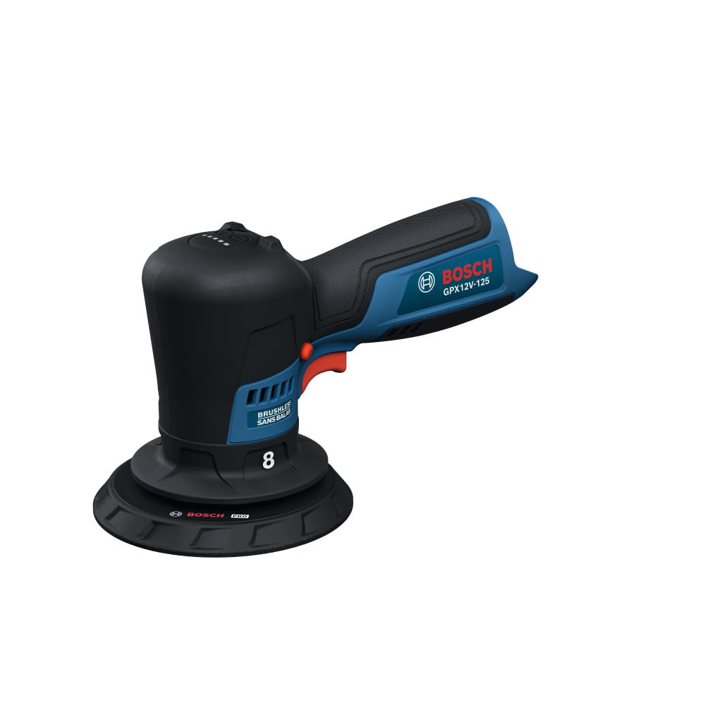 Bosch Lucidatrice orbitale casuale GPX12V-125N 12V 5 pollici