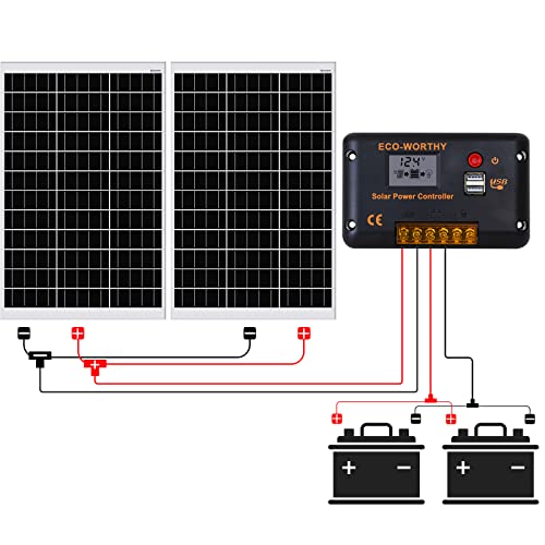 ECO-WORTHY 240W 360W 480W 720W (120W) Monokristallin Solarpanel Komplettset Off-Grid Produkt 960Wh/Tag 1440Wh/Tag 1920Wh/Tag 2880Wh/Tag mit LCD Laderegler + Solarkabel + Montagehalterungen für 6 ECO-WORTHY 240W 360W 480W 720W (120W) Monokristallin Solarpanel Komplettset Off-Grid Produkt 960Wh/Tag 1440Wh/Tag 1920Wh/Tag 2880Wh/Tag mit LCD Laderegler + Solarkabel + Montagehalterungen für – Bild 7