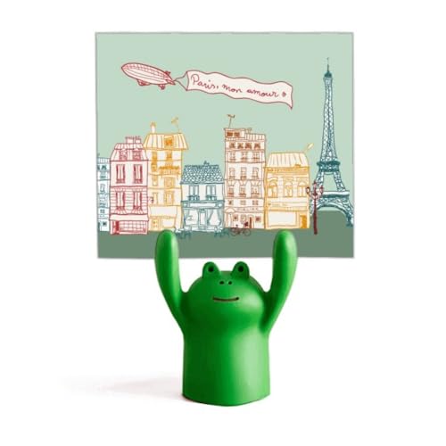 Porte-mémo Paris Airship contre le désordre : stand grenouille pour fixer vos notes urgentes