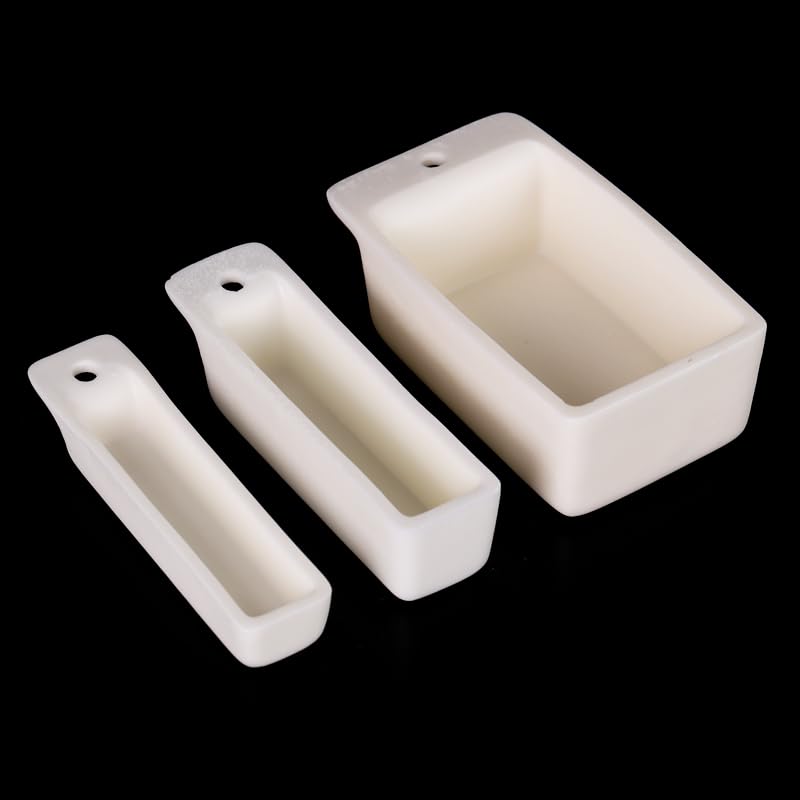 Alumine à 99% contre contamination chimique rectangle perforé haute température 60ml - 6