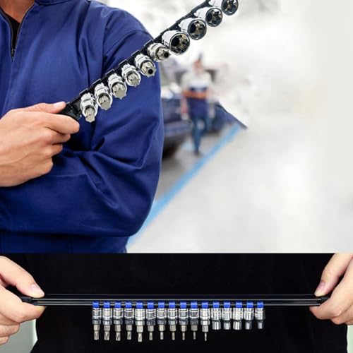 Organizador de sockets con rotación de 360 grados y clips de servicio pesado 3