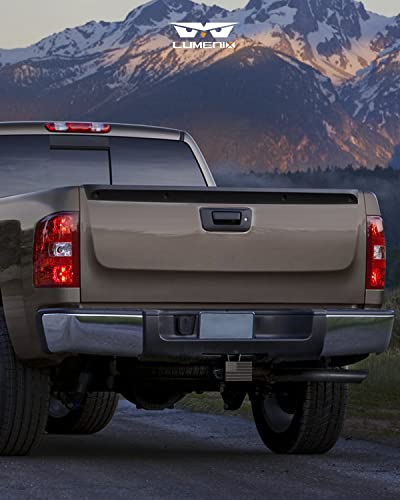 Lumenix Aluminum Tow Trailer Hitch Cover Heavy Duty 2" Inch Receivers Plug Covers W/Locks, Black Usa American U.s. Flag Metal Emblem Guard Compatible With Pickup Trucks Ford Toyota Suv #TOP4